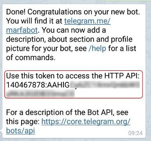 Telegram bot